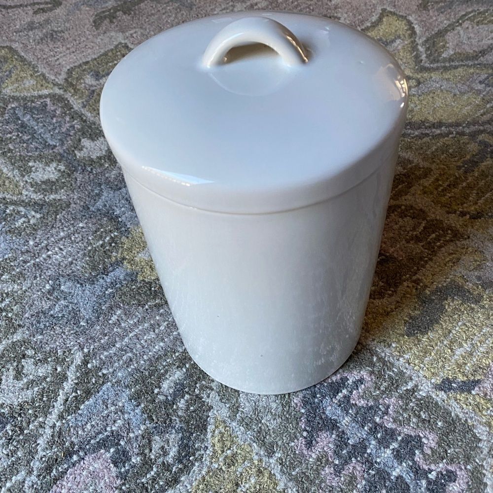 Threshold Stoneware Hand Engraved Thankful Container - Picture 5 of 8